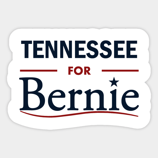 Tennessee for Bernie Sticker by ESDesign